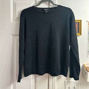Y2K sparkly black rafaella sweater - excellent condition size large